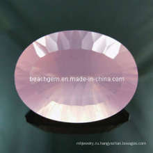 Розовый кварц драгоценный камень комплект ювелирных изделий